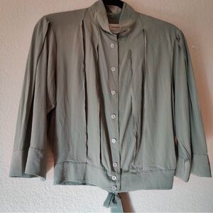 Lemaire Sage Green Button-Up Shirt
